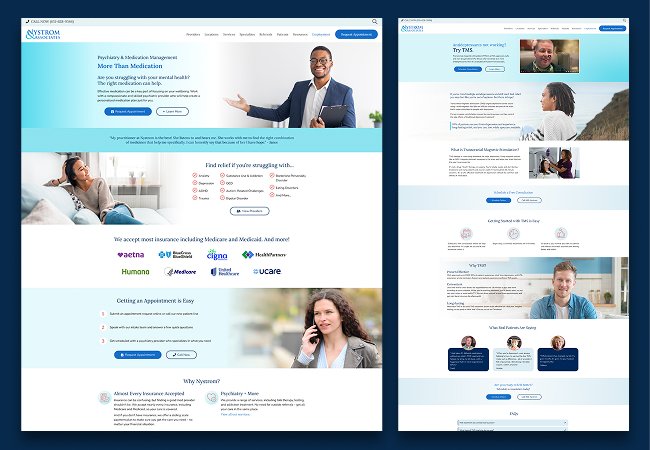 Nystrom Website Redesign